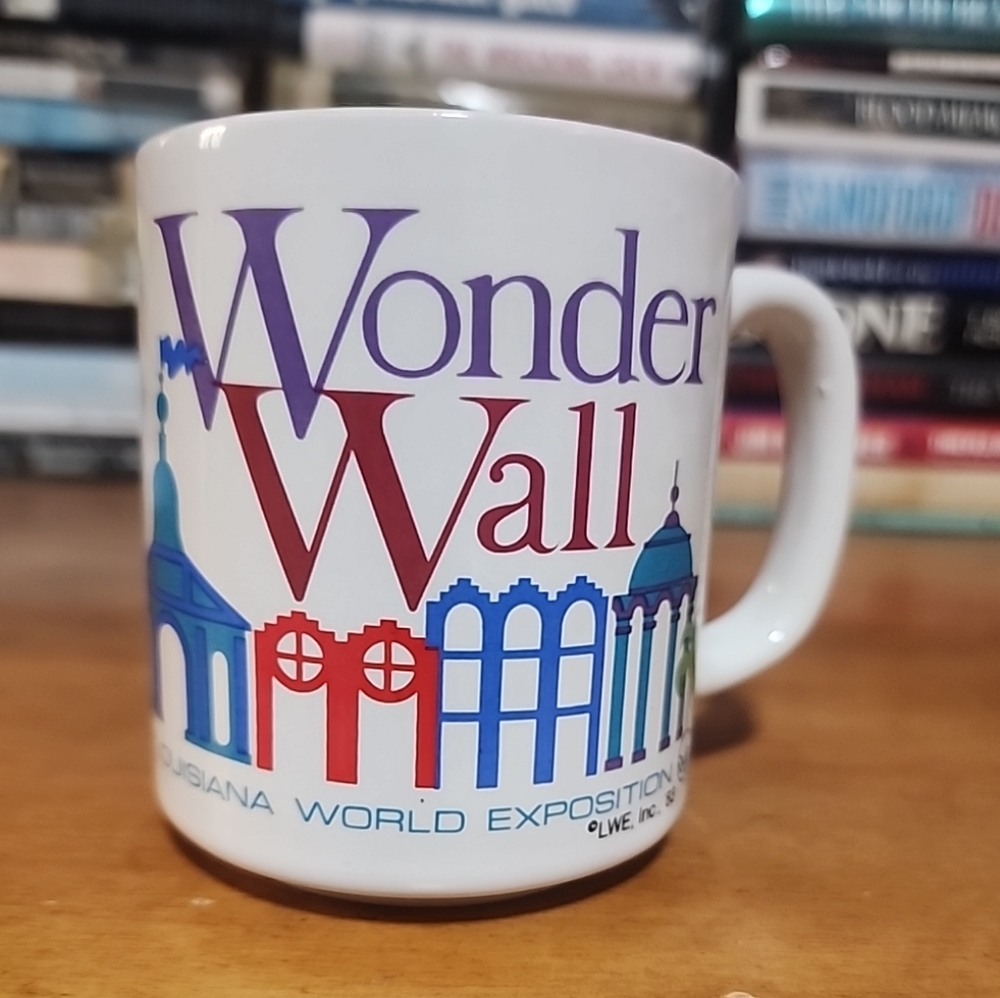 1983 -Coffee Mug Cup Wonder Wall Louisiana World Expo Exposition 1983 Ultra Rare